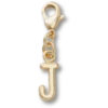 Goldener Buchstabe „J“ – Jibbitz™-Anstecker
