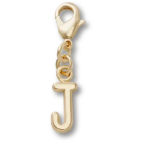 Goldener Buchstabe „J“ – Jibbitz™-Anstecker