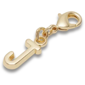 Goldener Buchstabe „J“ – Jibbitz™-Anstecker