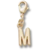 Goldener Buchstabe „M“ – Jibbitz-Anstecker