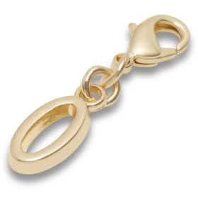Goldener Buchstabe „O“ – Jibbitz™-Anstecker