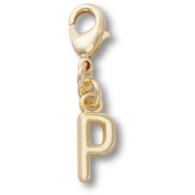 Goldener Buchstabe „P“ – Jibbitz™-Anstecker