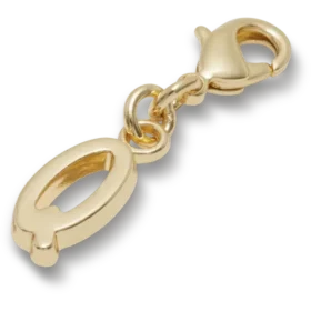 Goldener Buchstabe „Q“ – Jibbitz-Anstecker