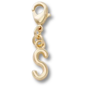 Goldener Buchstabe „S“ – Jibbitz-Anstecker