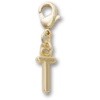 Goldener Buchstabe „T“ – Jibbitz-Anstecker
