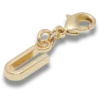 Goldener Buchstabe „U“ – Jibbitz™-Anstecker
