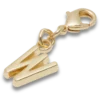 Goldener Buchstabe „W“ – Jibbitz-Anstecker