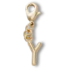 Goldener Buchstabe Y – Jibbitz-Anstecker