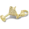 Goldener Martini-Anhänger Jibbitz™-Anstecker