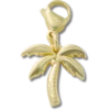 Goldener Palmenbaum-Charm Jibbitz™-Anstecker