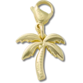 Goldener Palmenbaum-Charm Jibbitz™-Anstecker