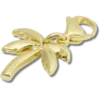 Goldener Palmenbaum-Charm Jibbitz™-Anstecker