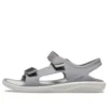Graue Sandalen