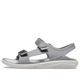 Graue Sandalen