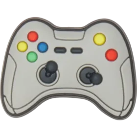 Grauer Jibbitz™-Schuhanhänger „Game Controller“