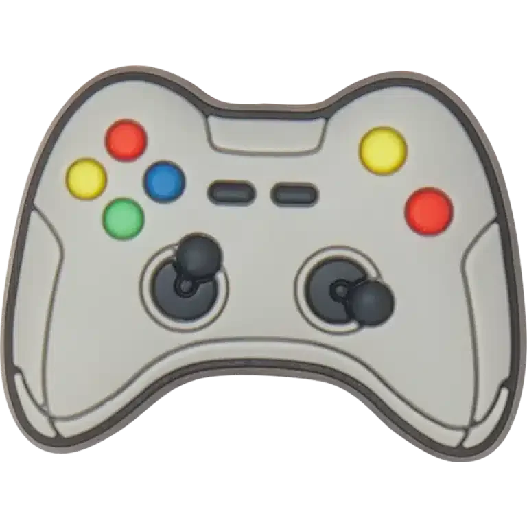 Grauer Jibbitz™-Schuhanhänger „Game Controller“ Grauer Jibbitz™-Schuhanhänger „Game Controller“