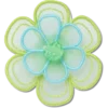 Grüne Jibbitz-Anstecker mit Netzblume
