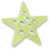 Grüner Edelstein-Stern Jibbitz™-Anstecker