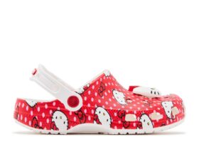 Hello Kitty x Classic Clog für Kinder „Red Polka Dots“