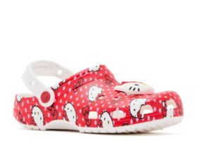 Hello Kitty x Classic Clog für Kinder „Red Polka Dots“