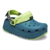 Hiker Xscape Clog mit Tierprint „Teal Green“