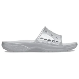 II Metallic-Pantoletten „Silver“