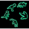 Im Dunkeln leuchtende Dino-Jibbitz-Schuhanhänger, 5er-Pack Im Dunkeln leuchtende Dino-Jibbitz-Schuhanhänger, 5er-Pack