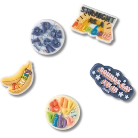 „Irreverent Pride“ 5er-Pack Jibbitz-Anstecker
