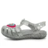 Isabella Glitter Flache Schuhe „Grey Silver“