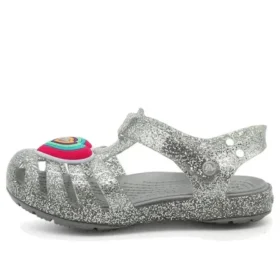 Isabella Glitter Flache Schuhe „Grey Silver“