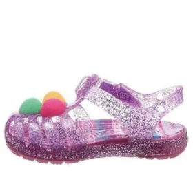 Isabella Glitter-Flache Schuhe „Purple Pink“