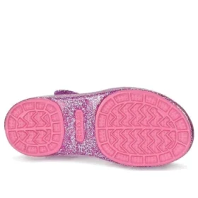 Isabella Glitter-Flache Schuhe „Purple Pink“