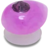 Jibbitz-Anstecker aus der Amethyst-Kollektion (Geburtsstein des Monats Februar) Jibbitz-Anstecker aus der Amethyst-Kollektion (Geburtsstein des Monats Februar)