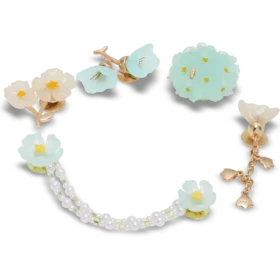 Jibbitz-Anstecker „Blue Dainty Floral“ (5er-Pack)