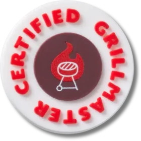 Jibbitz-Anstecker „Certified Grill Master Badge“