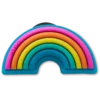 Jibbitz-Anstecker „Farben des Regenbogens“