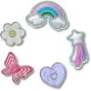Jibbitz-Anstecker „Funky Girly Icons“ im 5er-Pack