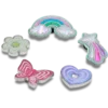 Jibbitz-Anstecker „Funky Girly Icons“ im 5er-Pack