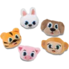 Jibbitz-Anstecker „Fuzzy Animal“ im 5er-Pack