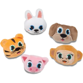 Jibbitz-Anstecker „Fuzzy Animal“ im 5er-Pack