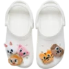 Jibbitz-Anstecker „Fuzzy Animal“ im 5er-Pack