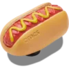 Jibbitz-Anstecker „Hot Dog mit Senf“