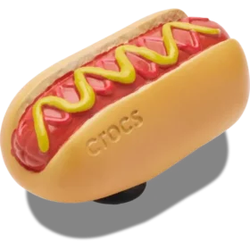 Jibbitz-Anstecker „Hot Dog mit Senf“