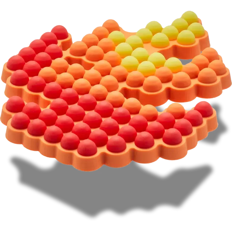 Jibbitz-Anstecker mit Perlen in Flammenform Jibbitz-Anstecker mit Perlen in Flammenform