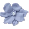 Jibbitz-Anstecker „Periwinkle-Blume mit Perle“ Jibbitz-Anstecker „Periwinkle-Blume mit Perle“