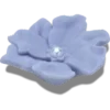 Jibbitz-Anstecker „Periwinkle-Blume mit Perle“ Jibbitz-Anstecker „Periwinkle-Blume mit Perle“