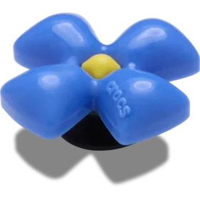 Jibbitz-Anstecker „Puffy Blue Flower“
