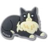Jibbitz-Anstecker „Schwarze Katze mit Stiefeln“ Jibbitz-Anstecker „Schwarze Katze mit Stiefeln“
