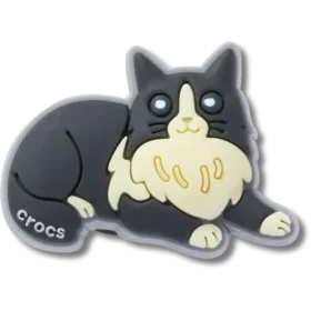 Jibbitz-Anstecker „Schwarze Katze mit Stiefeln“