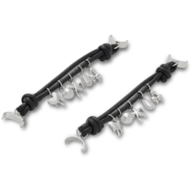 Jibbitz-Anstecker „Silver Icons Sandal Chain“ im 2er-Pack